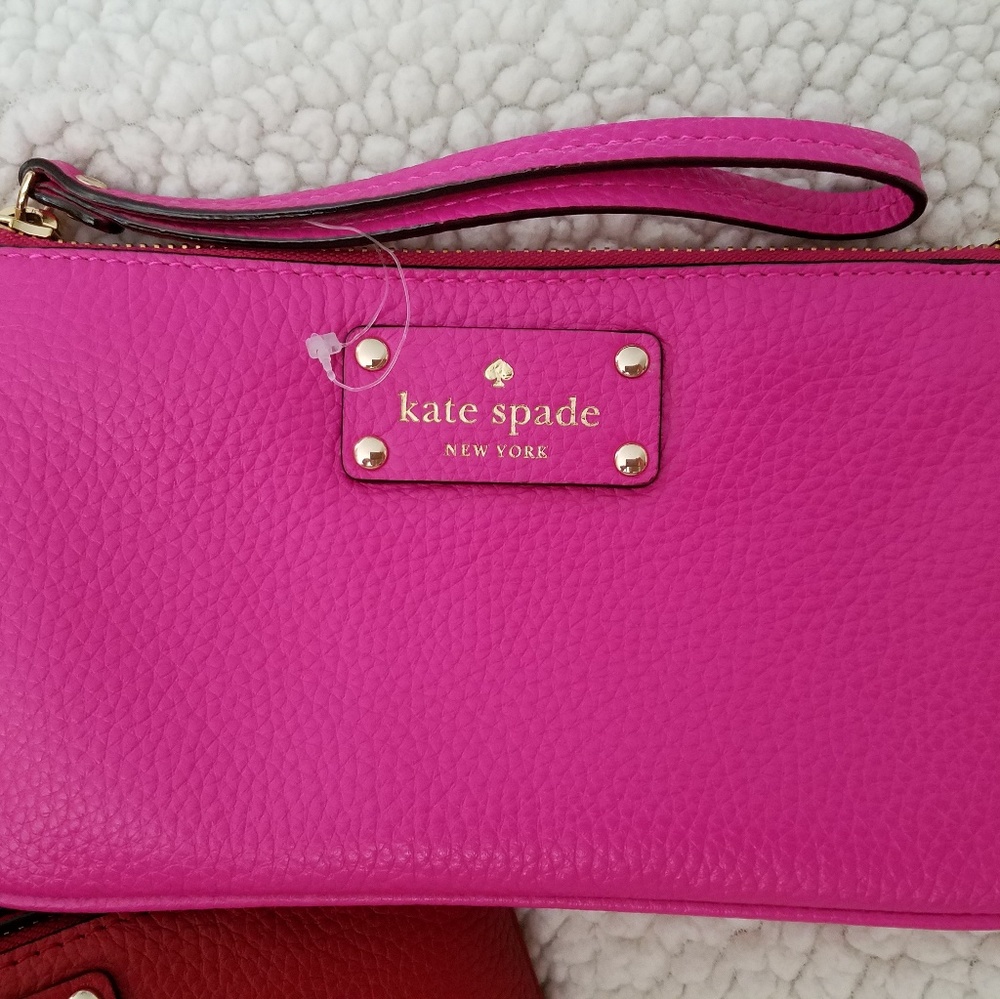 KATE SPADE WRISTLET 8" - BRAND NEW - Hot Pink